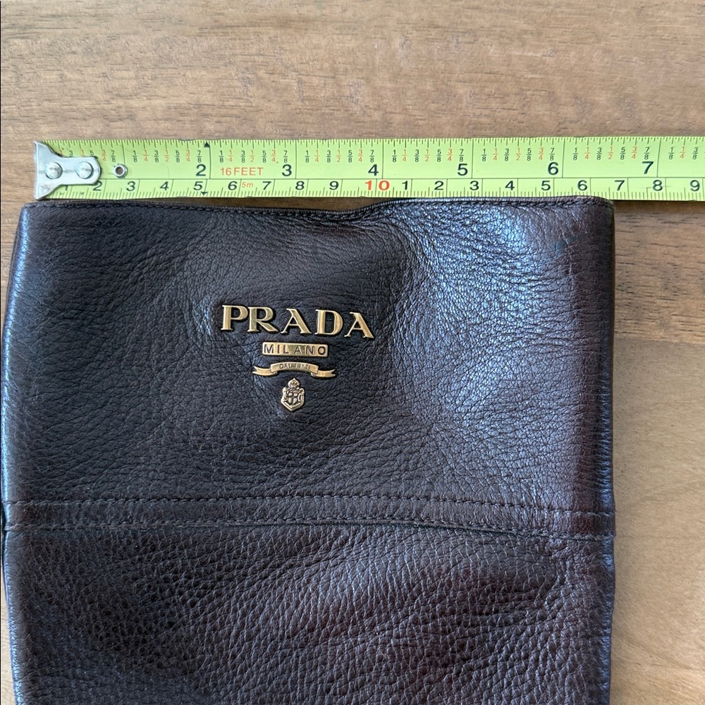 Authentic PRADA Brown Leather Riding Boots - Picture 10 of 14